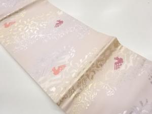 花唐草に有栖川模様織出し名古屋帯